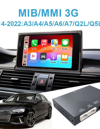 DIGITAL IQ AD 9014W CPA (WIRELESS CARPLAY / ANDROID AUTO BOX with 2 CAMERA IN for AUDI mod. 2014-2022 with MIB/MIB2)