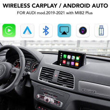 DIGITAL IQ AD 219 CPA (WIRELESS CARPLAY / ANDROID AUTO BOX with 2 CAMERA IN for AUDI A1 - Q3 mod. 2019-2021 with MIB2 Plus - 8.8'' screen) DIGITAL IQ AD 219 CPA (WIRELESS CARPLAY / ANDROID AUTO BOX with 2 CAMERA IN for AUDI A1 - Q3 mod. 2019-2021 with MIB2 Plus - 8.8'' screen)