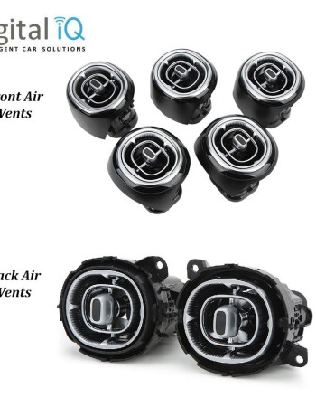 DIQ AMBIENT 8176 CK - BENZ C (W206) AIR VENTS (Digital iQ Turbine Air Vent Ambient Light Kit for MERCEDES C (W206) mod. 2022>)