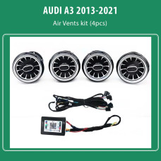 DIQ AIRVENT AUDI A3 (8V-3) mod. 2013-2021 (Digital iQ Turbine Air Vent Ambient Light Kit for AUDI A3 8V mod. 2013-2021) DIQ AIRVENT AUDI A3 (8V-3) mod. 2013-2021 (Digital iQ Turbine Air Vent Ambient Light Kit for AUDI A3 8V mod. 2013-2021)