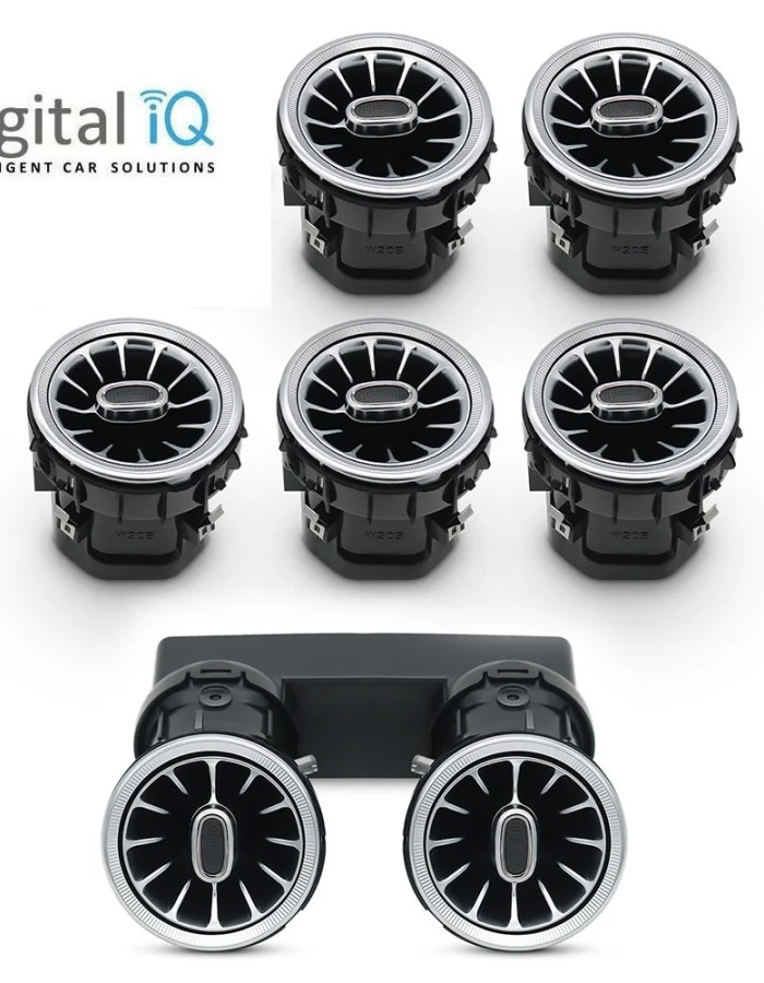 DIQ AMBIENT 8176 CD - AIR VENTS BENZ C-GLC (Digital iQ Turbine Air Vent Ambient Light Kit MERCEDES C - GLC mod. 2015-2021)