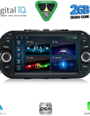 DIGITAL IQ BLD 055_CPA (7" DECK) MULTIMEDIA for FIAT TIPO mod. 2015-2023