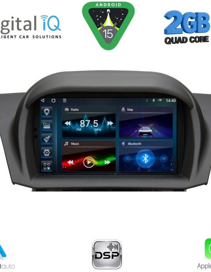 DIGITAL IQ BLD 075_CPA (7" DECK) MULTIMEDIA for FORD FIESTA mod. 2008-2017