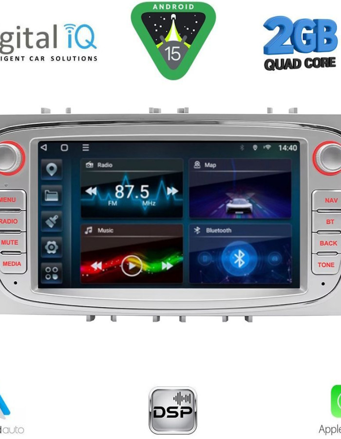 DIGITAL IQ BLD 203S_CPA (7" DECK) MULTIMEDIA for FORD mod. 2007-2011