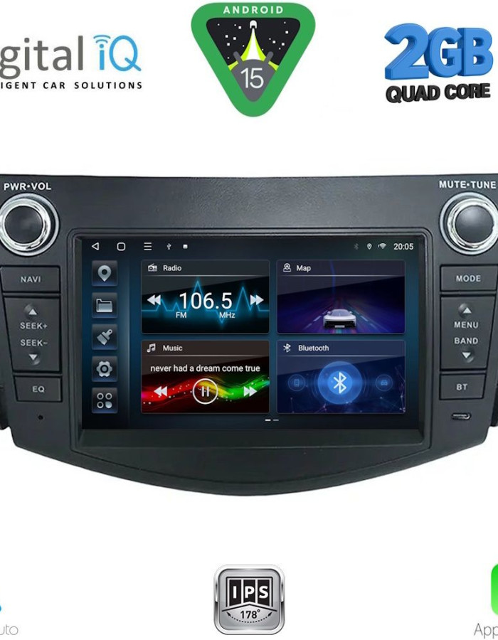 DIGITAL IQ BLD 217_CPA (7" DECK) MULTIMEDIA OEM for TOYOTA RAV 4 mod. 2006-2012