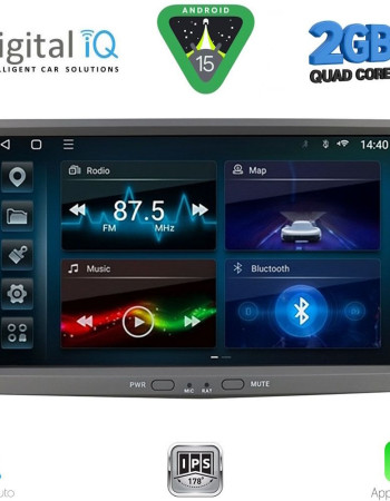 DIGITAL IQ BLD 218GR_CPA (8" DECK) MULTIMEDIA SYSTEM for OPEL ALL mod. 2003-2014 (GREY)