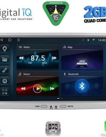 DIGITAL IQ BLD 218SL_CPA (8" DECK) MULTIMEDIA SYSTEM for OPEL ALL mod. 2003-2014 (SILVER)