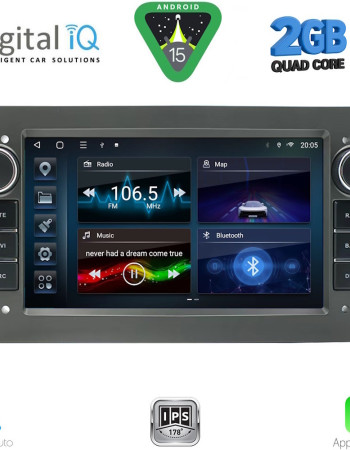 DIGITAL IQ BLD 219GR_CPA (7" DECK) MULTIMEDIA SYSTEM for OPEL ALL mod. 2003-2014 (GREY)