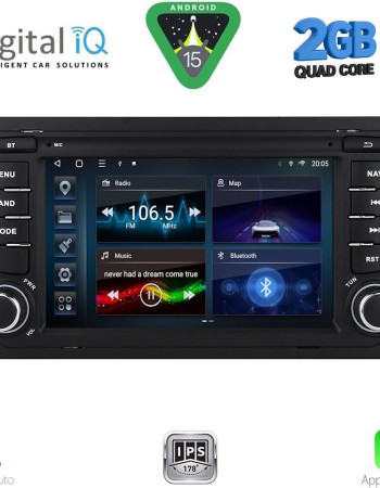 DIGITAL IQ BLD 250_CPA (7" DECK) MULTIMEDIA SYSTEM for AUDI A4 mod. 2002-2008