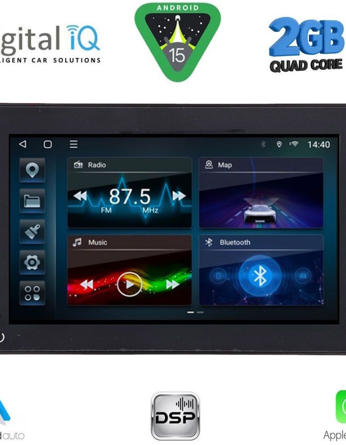 DIGITAL IQ BLD 259_CPA (7" DECK) MULTIMEDIA SYSTEM for ALFA ROMEO 159 – SPIDER – BRERA mod. 2004-2012