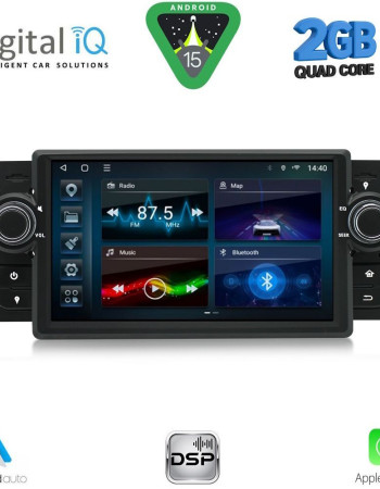 DIGITAL IQ BLD 263_CPA (7" DECK) MULTIMEDIA SYSTEM for GRANDE PUNTO mod. 2005-2012