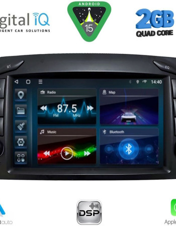 DIGITAL IQ BLD 271_CPA (7" DECK) MULTIMEDIA SYSTEM for MERCEDES C (W203) mod. 1999-2004