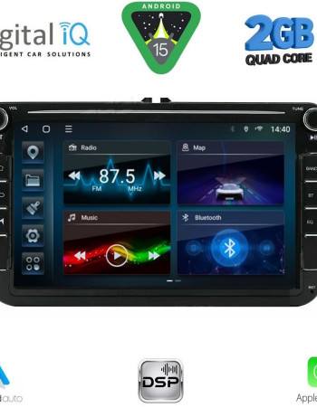 DIGITAL IQ BLD 279_CPA (8'' DECK) MULTIMEDIA SYSTEM for VW - SKODA - SEAT mod. 2004-2016