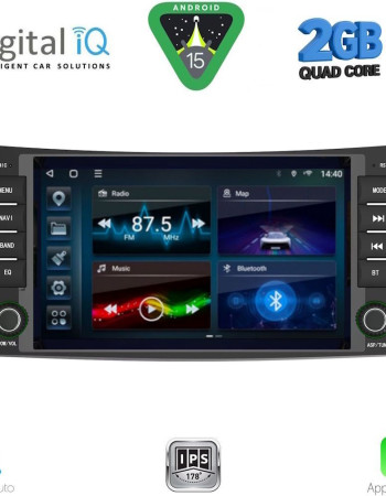 DIGITAL IQ BLD 290_CPA (8″ DECK) MULTIMEDIA for MERCEDES E (W211) – CLS (W219) mod. 2003-2009