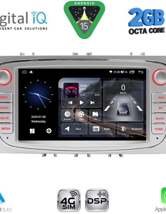 DIGITAL IQ BLF 303S_CPA (7" DECK) MULTIMEDIA SYSTEM for FORD mod. 2007-2011