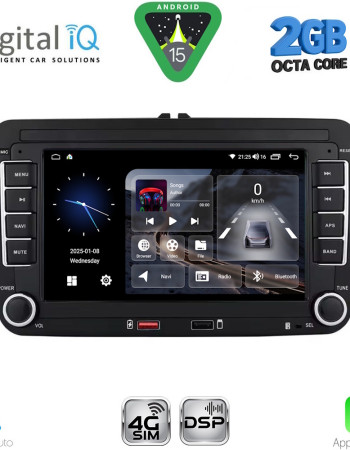 DIGITAL IQ BLF 304_CPA (7" DECK) MULTIMEDIA SYSTEM for VW - SKODA - SEAT mod. 2004-2014