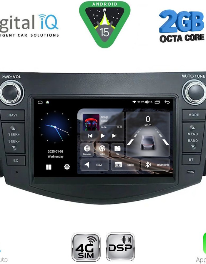 DIGITAL IQ BLF 317_CPA (7" DECK) MULTIMEDIA OEM for TOYOTA RAV 4 mod. 2006-2012