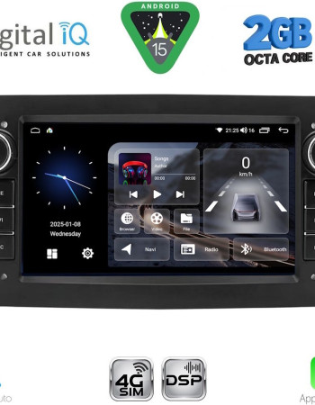 DIGITAL IQ BLF 319BL_CPA (7" DECK) MULTIMEDIA SYSTEM for OPEL ALL mod. 2004-2014 (GLOSS BLACK)