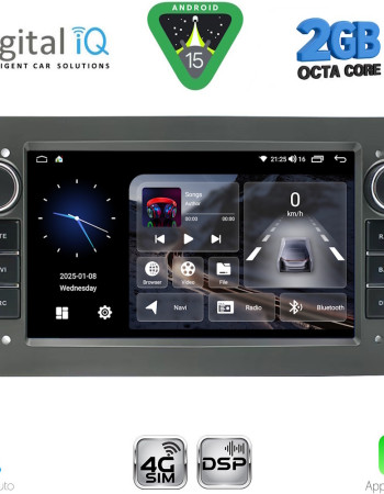 DIGITAL IQ BLF 319GR_CPA (7" DECK) MULTIMEDIA SYSTEM for OPEL ALL mod. 2004-2014 (GREY)