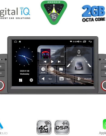 DIGITAL IQ BLF 322_CPA (7" DECK) MULTIMEDIA SYSTEM for FIAT PANDA mod. 2012-2021