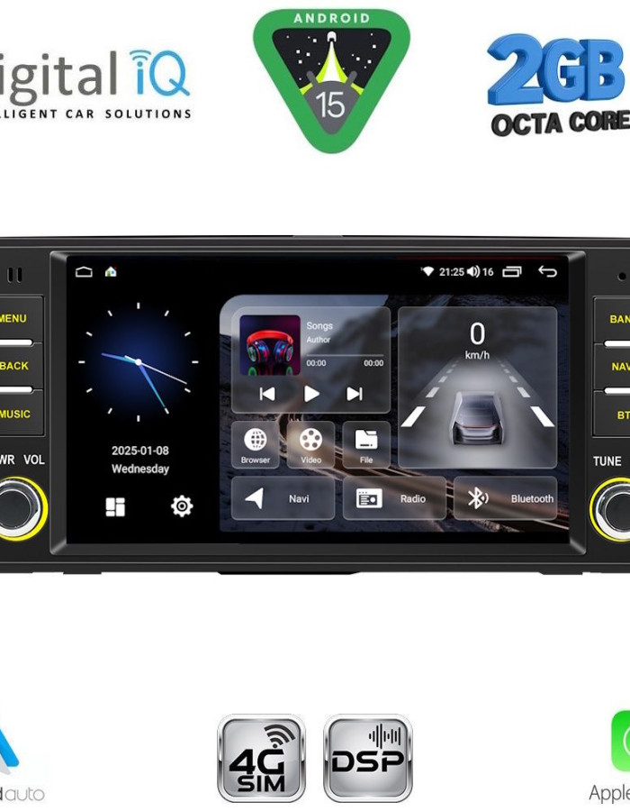 DIGITAL IQ BLF 324_CPA (7” DECK) MULTIMEDIA SYSTEM for JEEP ALL mod. 2005-2018