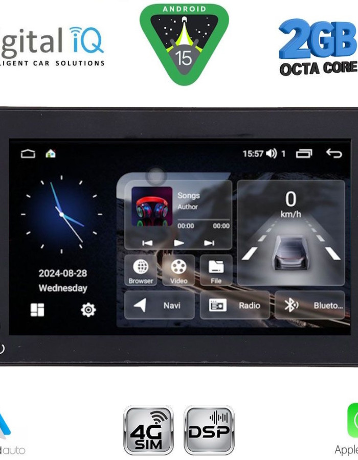 DIGITAL IQ BLF 359_CPA (7" DECK) MULTIMEDIA SYSTEM for ALFA ROMEO 159 – SPIDER – BRERA mod. 2004-2012