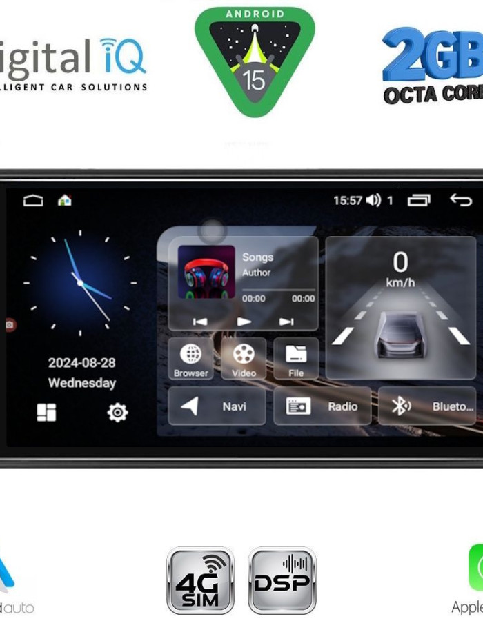 DIGITAL IQ BLF 362_CPA (6.5” DECK) MULTIMEDIA SYSTEM for TOYOTA ALL (200mm)