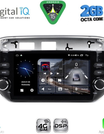 DIGITAL IQ BLF 364_CPA (6.1" DECK) MULTIMEDIA SYSTEM for FIAT GRANDE PUNTO mod. 2012-2018 – EVO mod. 2009-2018