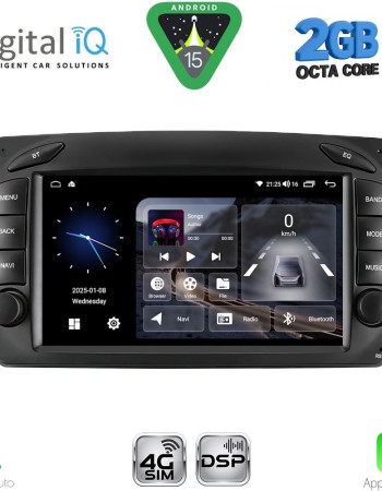 DIGITAL IQ BLF 371_CPA (7" DECK) MULTIMEDIA SYSTEM for MERCEDES C (W203) - CLK (W209) mod. 1999-2004