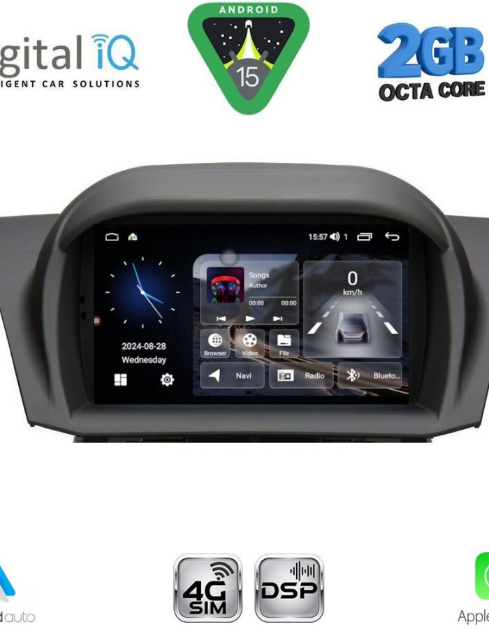 DIGITAL IQ BLF 375_CPA (7" DECK) MULTIMEDIA OEM for FORD FIESTA mod. 2008-2017