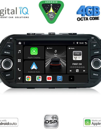 DIGITAL IQ BXF 656_CPAA (7" DECK) MULTIMEDIA SYSTEM for FIAT TIPO mod. 2015-2023