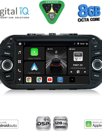 DIGITAL IQ BXF 756_CPAA (7" DECK) MULTIMEDIA SYSTEM for FIAT TIPO mod. 2015-2023
