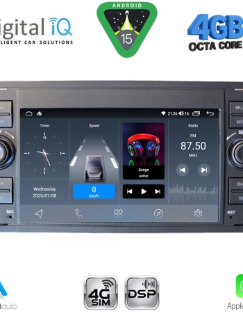 DIGITAL IQ BLG 402B_CPA (7" DECK) MULTIMEDIA SYSTEM for FORD mod. 2004-2008