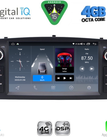 DIGITAL IQ BLG 410_CPA (7″ DECK) MULTIMEDIA OEM for TOYOTA COROLLA mod. 2000-2006