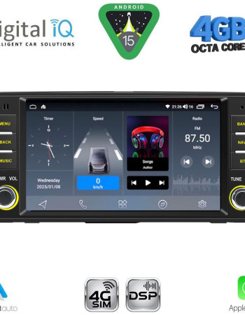 DIGITAL IQ BLG 424_CPA (7” DECK) MULTIMEDIA SYSTEM for JEEP ALL mod. 2005-2018