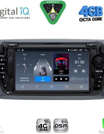 DIGITAL IQ BLG 446_CPA (7" DECK) MULTIMEDIA SYSTEM for SEAT IBIZA mod. 2008-2015