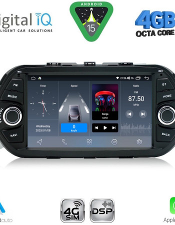 DIGITAL IQ BLG 455_CPA (7″ DECK) MULTIMEDIA OEM for FIAT TIPO mod. 2015-2023