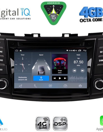 DIGITAL IQ BLG 477_CPA (7″ DECK) MULTIMEDIA OEM for SUZUKI SWIFT mod. 2011-2016
