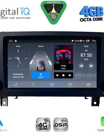 DIGITAL IQ BLG 496_CPA (8" DECK) MULTIMEDIA SYSTEM for MERCEDES SLK (R171) mod. 2004-2010