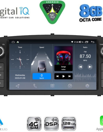 DIGITAL IQ BLM 710_CPA (7" DECK) MULTIMEDIA OEM for TOYOTA COROLLA mod. 2000-2006