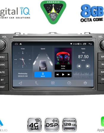 DIGITAL IQ BLM 728_CPA (7" DECK) MULTIMEDIA OEM for TOYOTA AURIS mod. 2007-2012