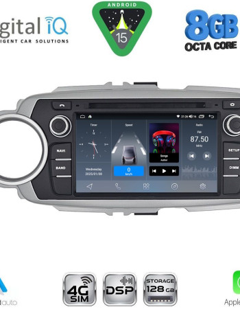 DIGITAL IQ BLM 730_CPA (7" DECK) MULTIMEDIA OEM for TOYOTA YARIS mod. 2011-2020