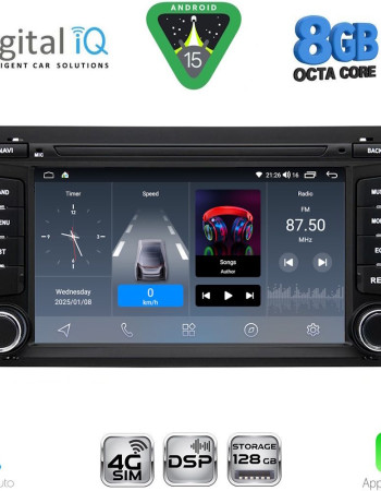 DIGITAL IQ BLM 747_CPA (7" DECK) MULTIMEDIA OEM for SEAT LEON mod. 2012-2021 – IBIZA mod. 2015-2017
