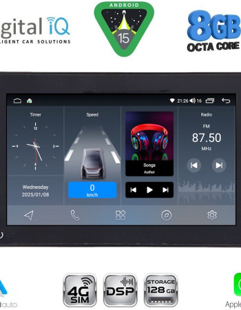 DIGITAL IQ BLM 759_CPA (7" DECK) MULTIMEDIA OEM for ALFA ROMEO 159 – SPIDER – BRERA mod. 2004-2012
