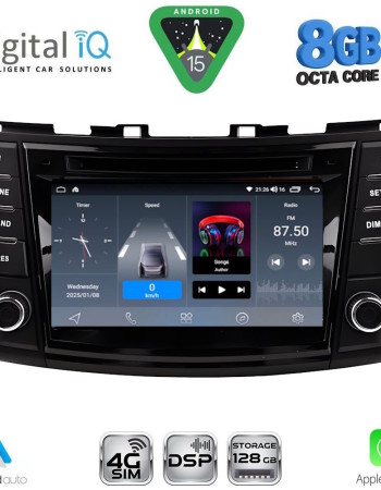 DIGITAL IQ BLM 777_CPA (7" DECK) MULTIMEDIA OEM for SUZUKI SWIFT mod. 2011-2016