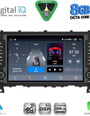 DIGITAL IQ BLM 793_CPA (7" DECK) MULTIMEDIA OEM for MERCEDES C W203 – CLK W209 mod. 2004-2008