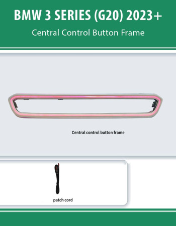 DIQ AMBIENT BMW S.3 (G20) FRAME (Digital iQ Co-Pilot Trim for BMW Series 3 mod. 2023+ FACELIFT, Buttons Frame)