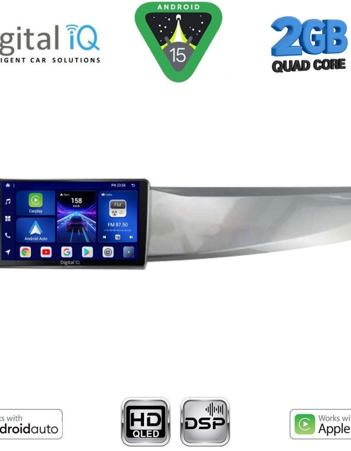 DIGITAL IQ BXC 3025_CPAA (9inc) MULTIMEDIA TABLET for ALFA ROMEO GIULIETTA mod. 2010-2014