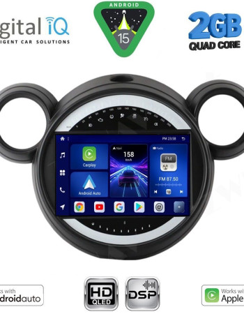 DIGITAL IQ BXC 3065_CPAA (9inc) MULTIMEDIA TABLET for MINI COUNTRYMAN (R60) mod. 2010-2016 - PACEMAN (R61) mod. 2013-2016