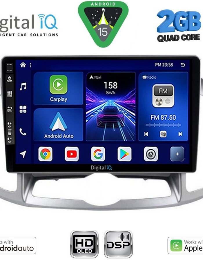 DIGITAL IQ BXC 3071_CPAA (10inc) MULTIMEDIA for CHEVROLET CAPTIVA mod. 2012-2018